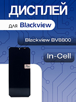 Дисплей для Blackview BV8800 в сборе с тачскрином черный