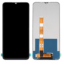 Дисплей для Realme C11 / C15 / Narzo 30A в сборе с тачскрином черный