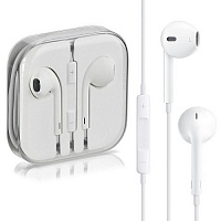 Наушники-гарнитура для Apple EarPods 3,5 мм Jack 