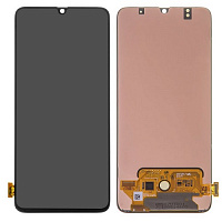 Дисплей для Samsung A705 (A70) в сборе с тачскрином черный (OLED)