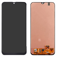 Дисплей для Samsung A205 (A20) в сборе с тачскрином черный (OLED)