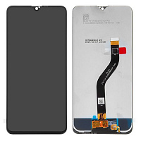 Дисплей для Samsung A207 (A20S) в сборе с тачскрином черный (Сервисный оригинал)