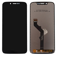 Дисплей для Motorola G7 Play в сборе с тачскрином черный