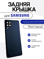 Задняя крышка в сборе со стеклом камеры для Samsung M325F (M32) черный 