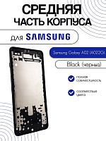 Рамка дисплея для Samsung A022G (A02) черный