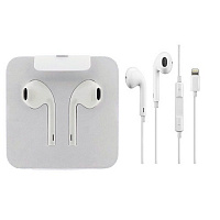 Наушники-гарнитура для Apple EarPods Lightning AAA+ тех.пак.