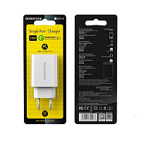 Зарядное устройство BOROFONE BA21A 18W USB белый