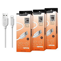 Кабель BOROFONE BX14 USB - Lightning 2.4A (3 метра)