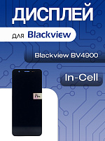 Дисплей для Blackview BV4900 в сборе с тачскрином черный