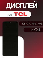 Дисплей для TCL 405 / 406 / 408 в сборе с тачскрином черный 