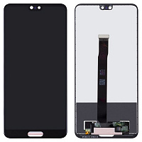Дисплей для Huawei P20 в сборе с тачскрином черный