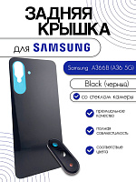 Задняя крышка в сборе со стеклом камеры для Samsung A366B (A36 5G) черный