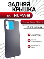 Задняя крышка для Huawei Honor X8a 4G (CRT-LX1) черный (Black)