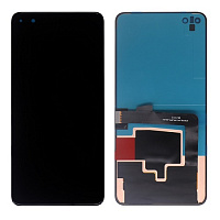 Дисплей для Huawei P40 в сборе с тачскрином черный (Oled)