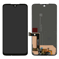 Дисплей для Motorola G7 / G7 Plus в сборе с тачскрином черный