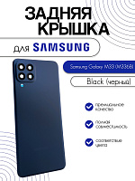 Задняя крышка в сборе со стеклом камеры для Samsung M336B (M33) черный 