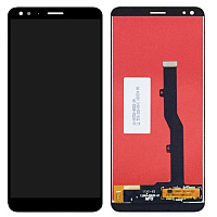 Дисплей для ZTE Blade V9 в сборе с тачскрином черный