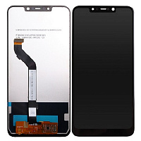 Дисплей для Xiaomi Pocophone F1 в сборе с тачскрином черный 
