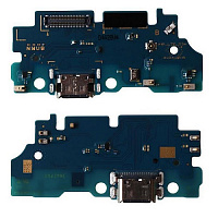 Шлейф (плата) для Samsung A165 / A166 (A16 4G / A16 5G) системный разъём / микрофон 
