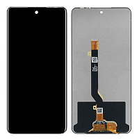 Дисплей для Tecno Camon 17P в сборе с тачскрином черный 