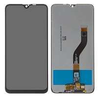 Дисплей для Samsung A107 (A10S) в сборе с тачскрином черный (Сервисный оригинал)