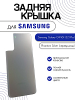 Задняя крышка для Samsung G996F (S21 Plus) серебро (Phantom Silver)