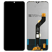 Дисплей для Tecno Pouvoir 4 / Spark 5 Air в сборе с тачскрином черный 