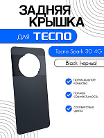Задняя крышка для Tecno Spark 30 4G (KL6) черный (Black)