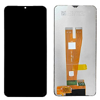 Дисплей для Samsung A045 (A04) в сборе с тачскрином черный (Премиум)