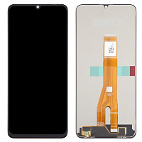 Дисплей для Huawei Honor X7a в сборе с тачскрином черный