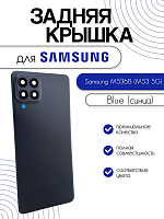 Задняя крышка в сборе со стеклом камеры для Samsung M536B (M53 5G) синий
