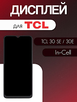 Дисплей для TCL 30 SE / 30E в сборе с тачскрином черный 