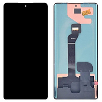 Дисплей для Huawei Honor 70 в сборе с тачскрином черный (Oled)