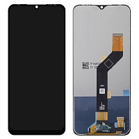 Дисплей для Itel Vision 3 Plus / Infinix Hot 10S / Smart 6 Plus в сборе с тачскрином черный 